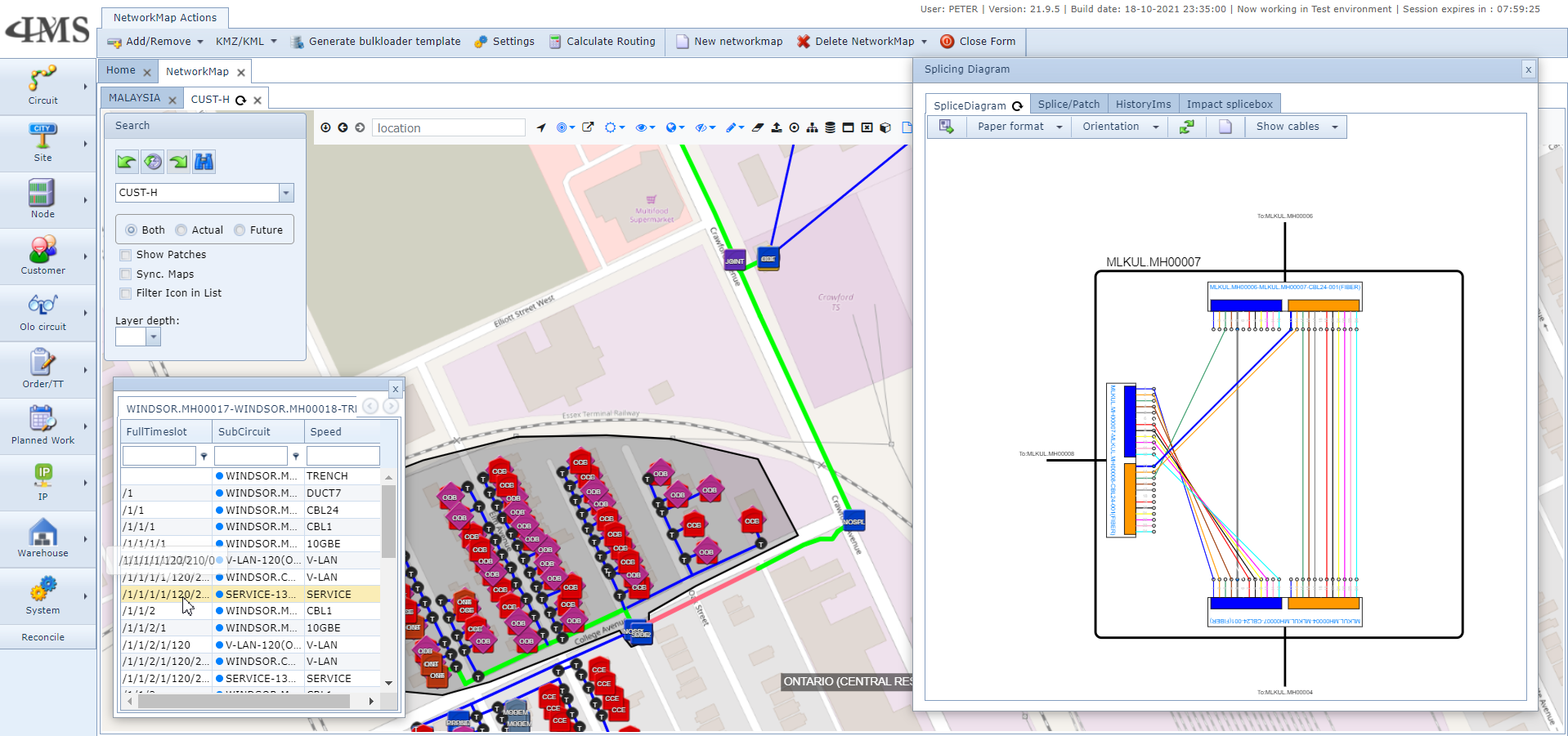 Fibre rollout in IMS